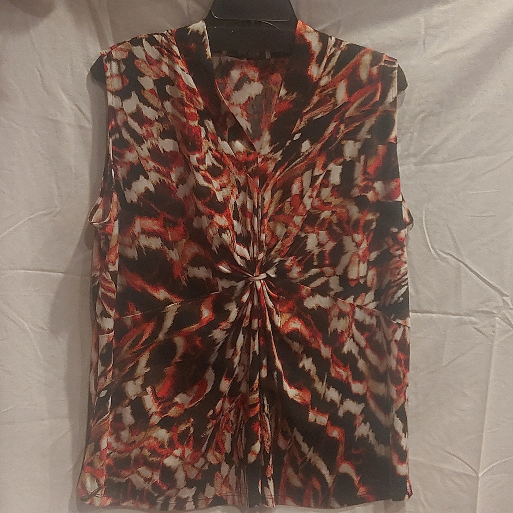 Jones Studio Sleeveless Multi-color top size 16 W
